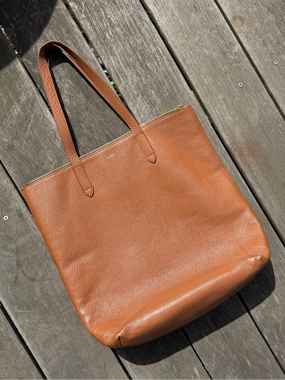 Cuyana Leather Tote Bag